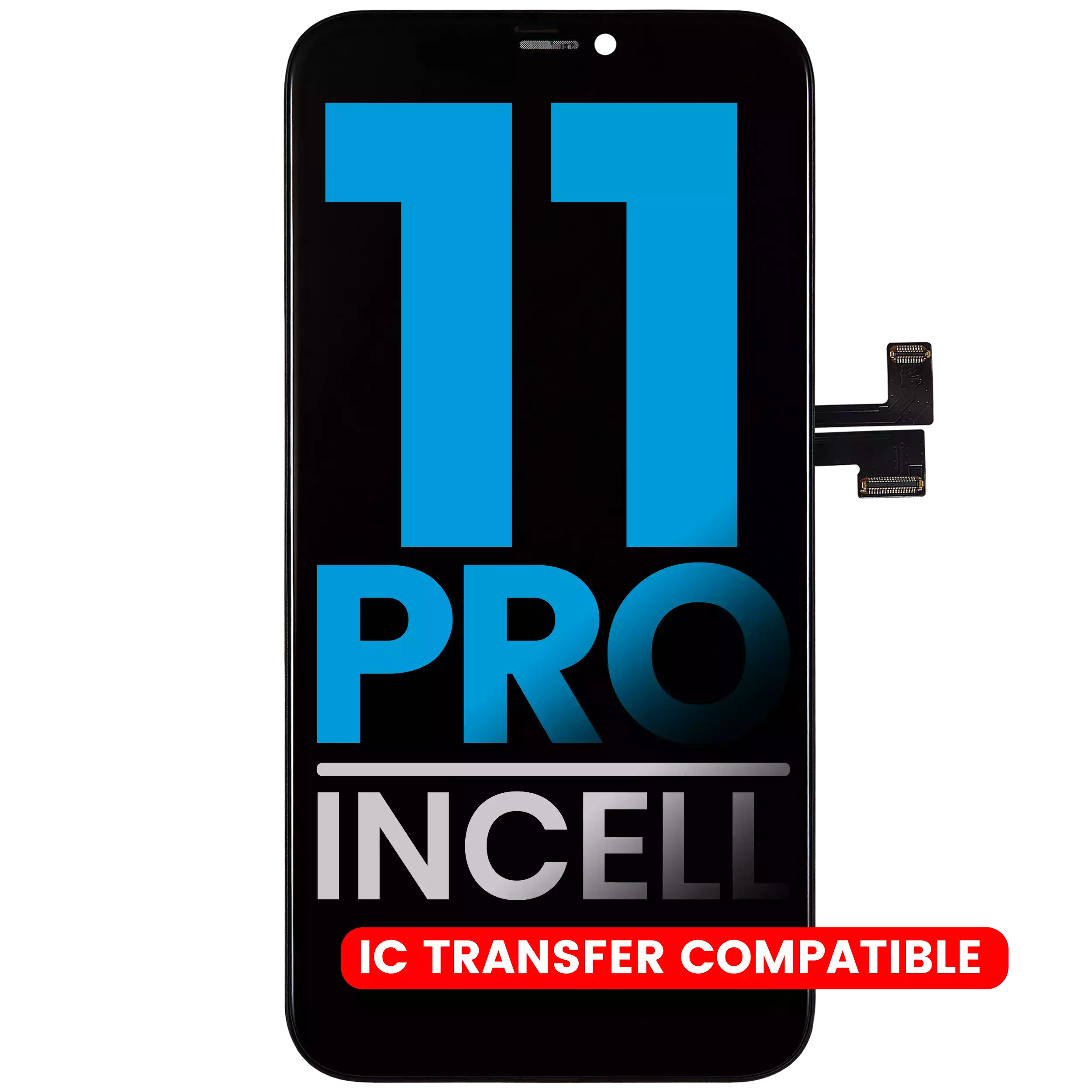 [107082069305] Ensamble LCD Para iPhone 11 Pro (Aftermarket: AQ7 / Incell)