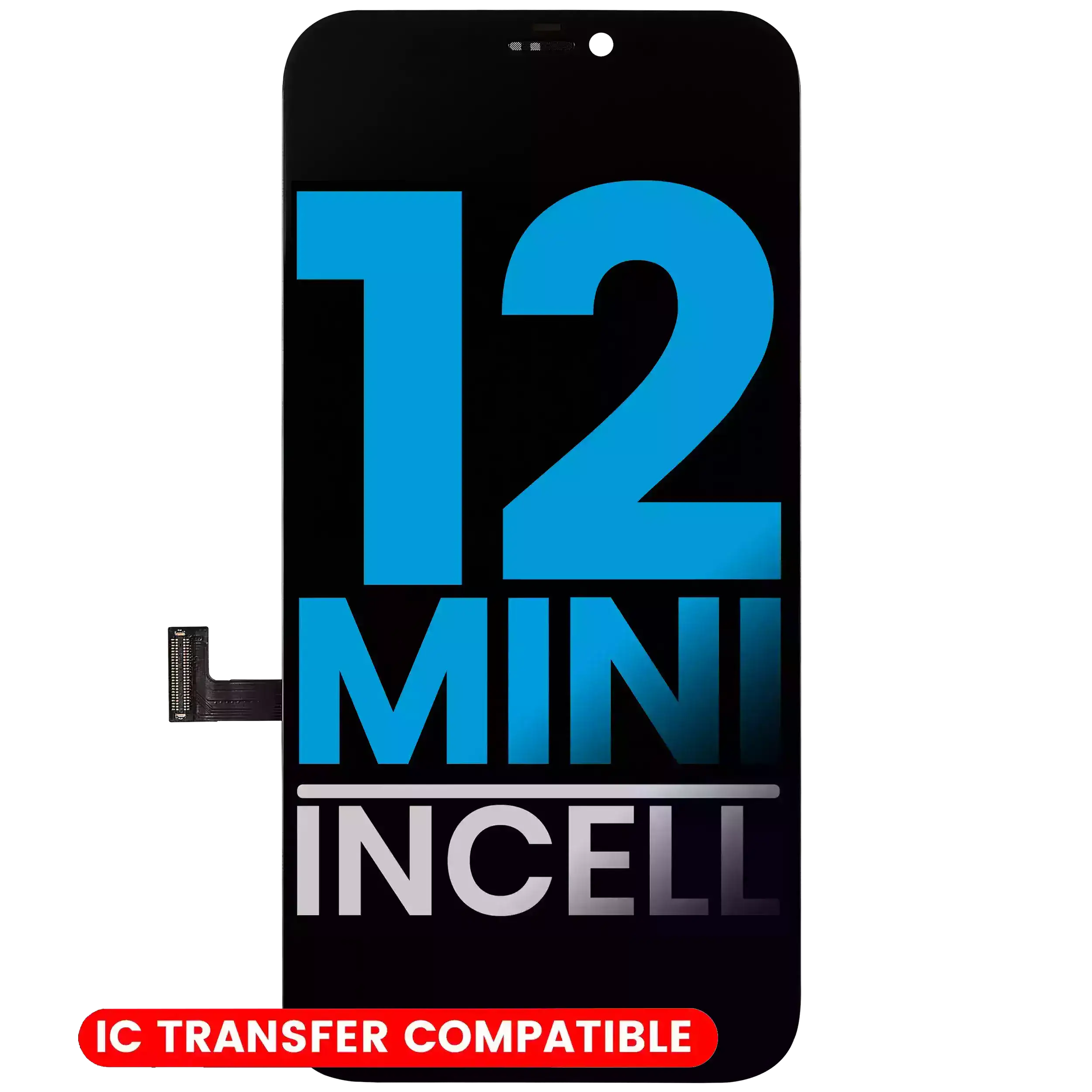 [107082082804] Ensamble LCD Para iPhone 12 Mini (Aftermarket / Incell)