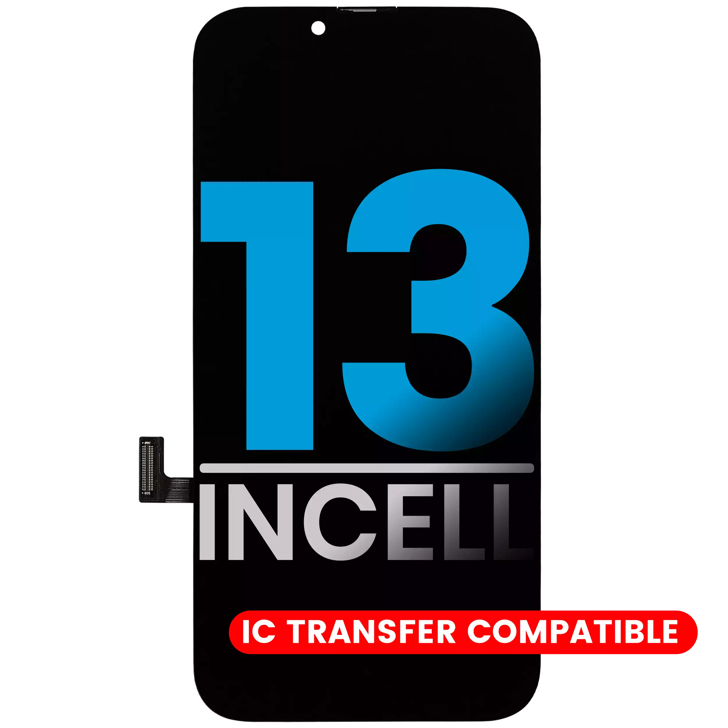 [107082080901] Ensamble LCD Para iPhone 13 (Aftermarket: AQ7 / Incell)
