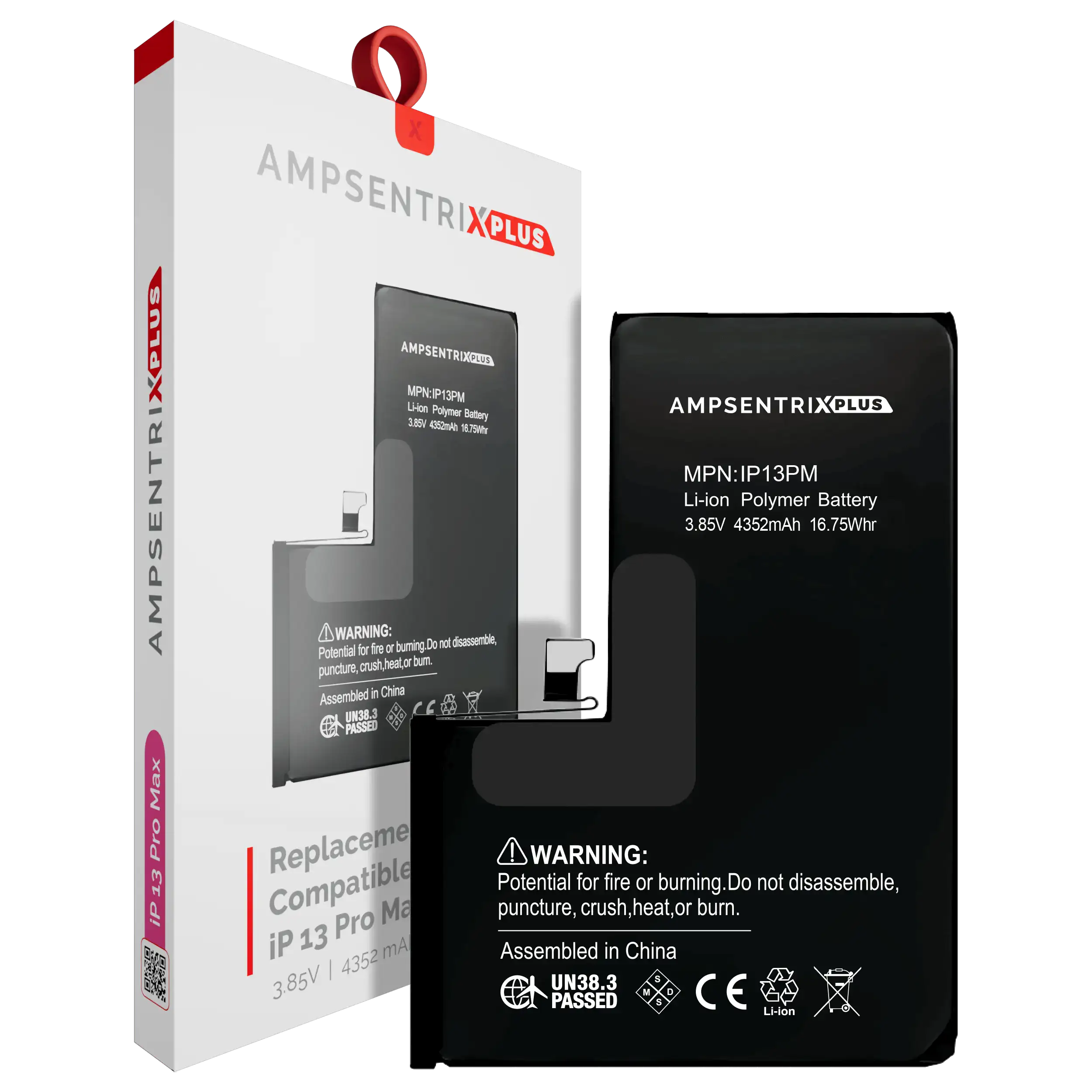 [107082131159] Batería de Repuesto Para iPhone 13 Pro Max (AmpSentrix Plus)