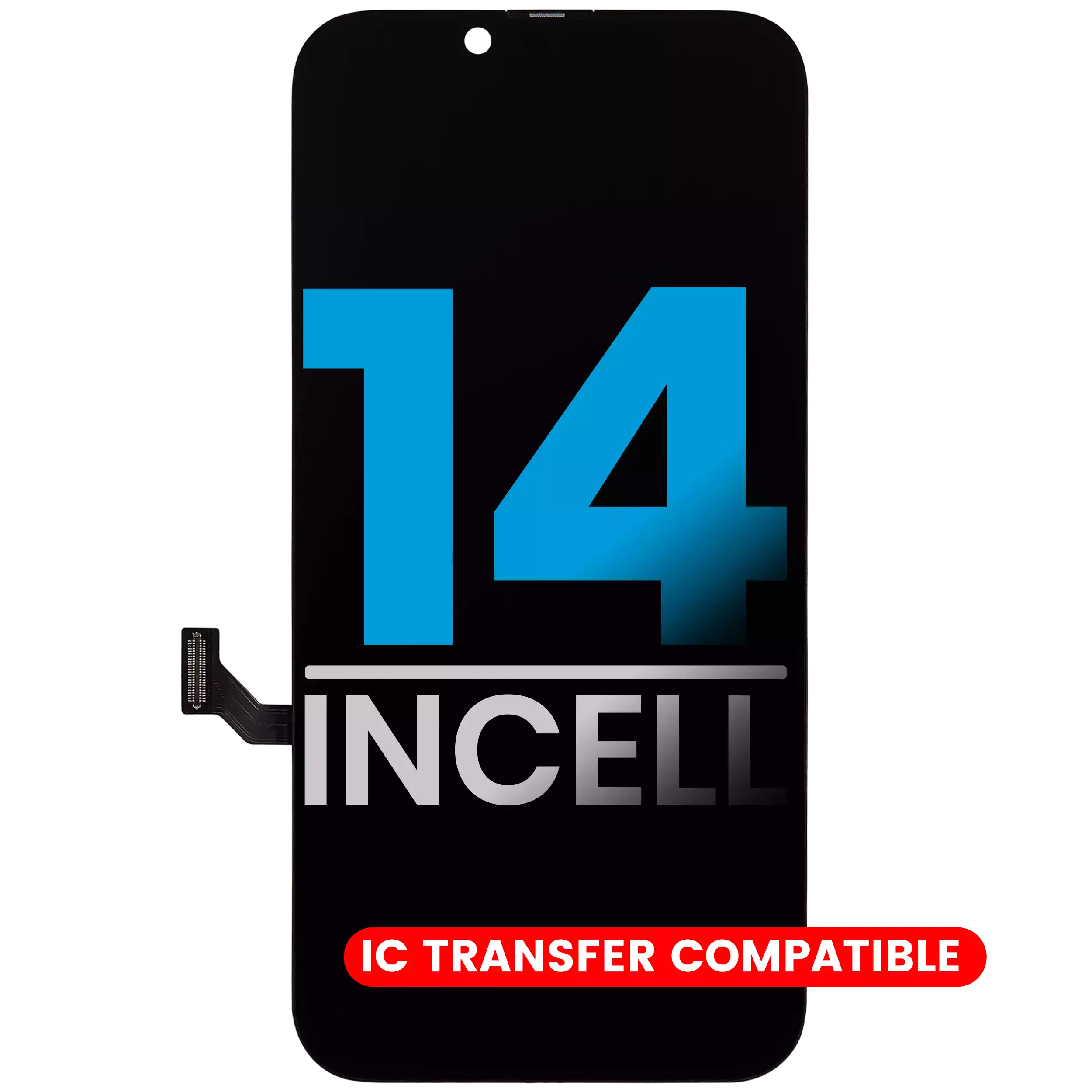 [109082007099] Ensamble LCD Para iPhone 14 (Aftermarket: AQ7 / Incell)