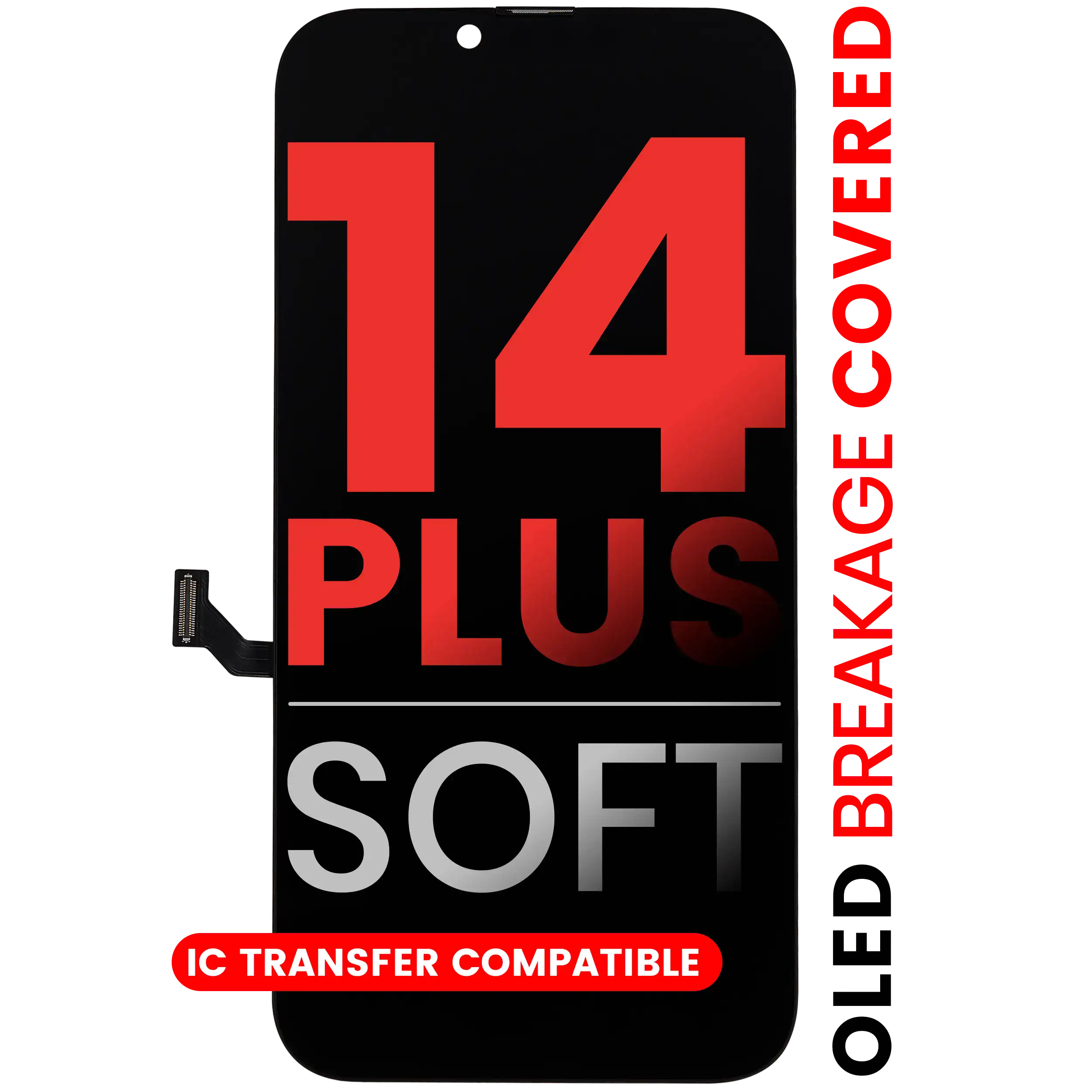 [107082129004] Ensamble OLED Para iPhone 14 Plus (Aftermarket Pro: XO7 Soft)